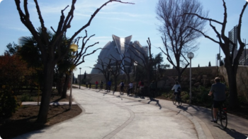 Zona comercial en Valencia